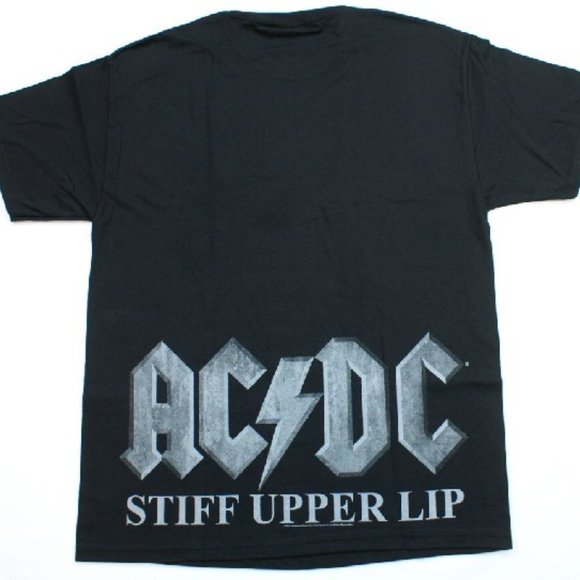 AC/DC Stiff Upper Lip Album T-Shirt Black NWOT - Picture 2 of 2